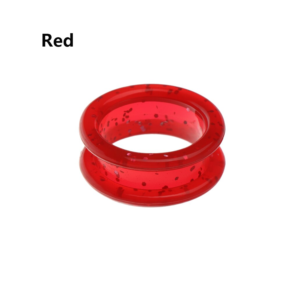 2 Stuks Professionele Kleurrijke Siliconen Ring Dierensalons Schaar Ring Fit Voor Hond Kat Haar Blikscharen Haar Snijden Accessoires: Red