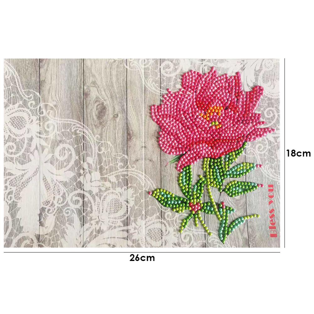 5D DIY Drills Diamond Painting Valentine Greeting Card Party Birthday Diamond Embroidery Cross Stitch Festival Greet Cards: 9