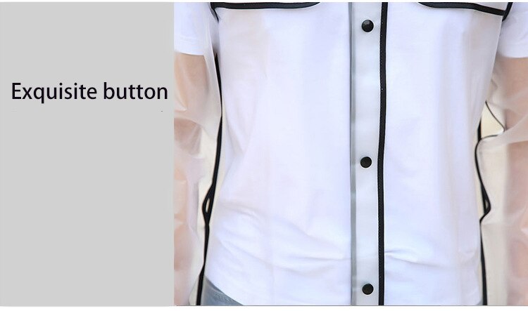 Trench-Coat Long Transparent surdimensionné pour Moto, imperméable, pour femmes et hommes