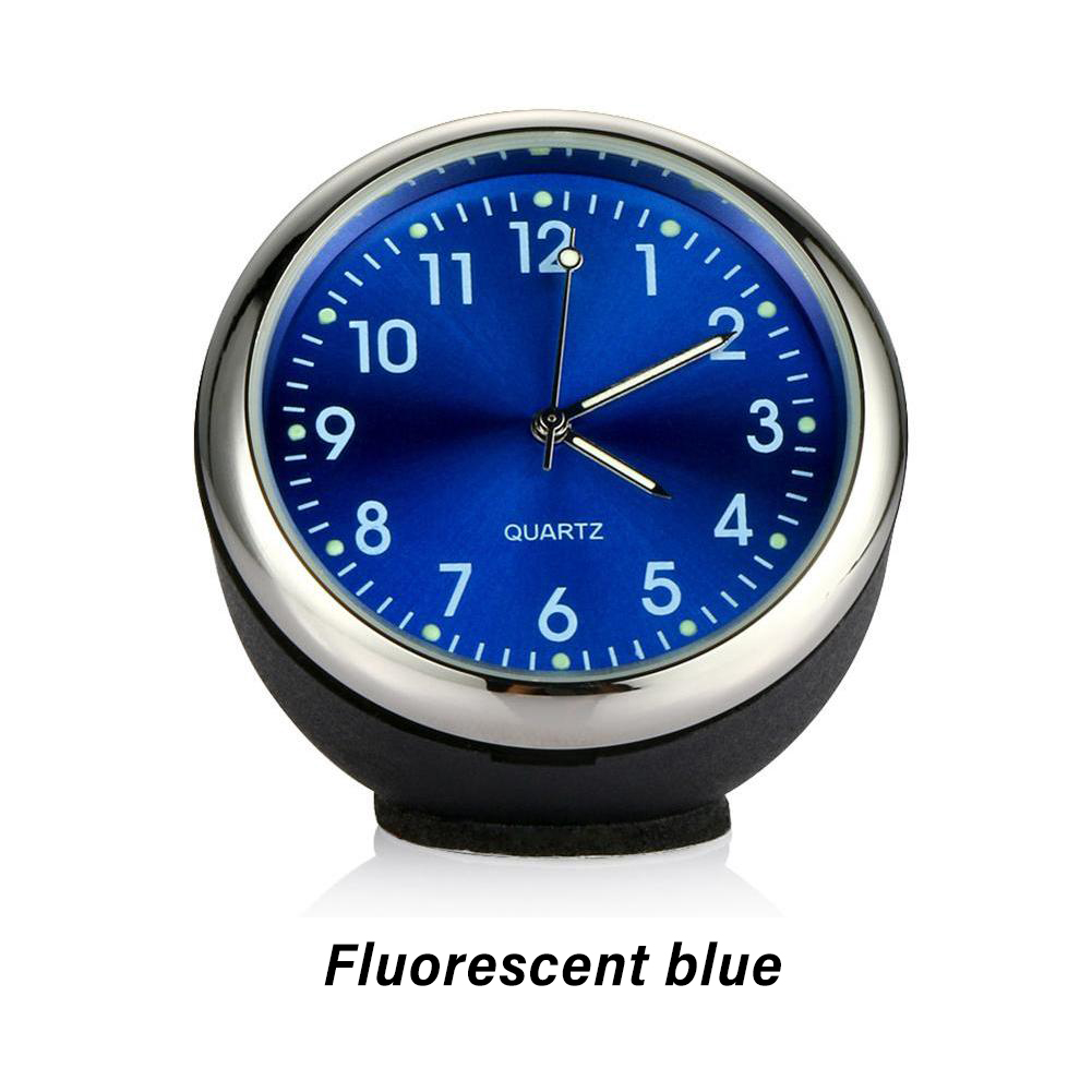 Bilklokke ornament bilklokke termometer hygrometer målermålere dekorasjon mini bildisplay klokke i biltilbehør: Rød