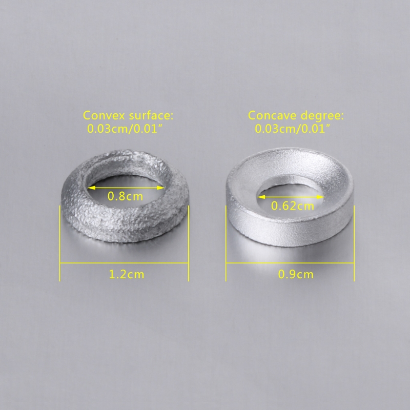 1/5 paar Fahrrad Bremssattel Spacer Disc Bremse Joint Washer Aluminium Radfahren Konkaven Konvexen Spacer MTB Fahrrad Zubehör