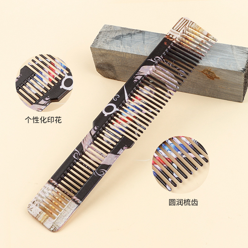 Peine plano para cortar el pelo, barberos de peluquería, cepillo para el pelo, juego de peine para corte de pelo, accesorios de peluquería