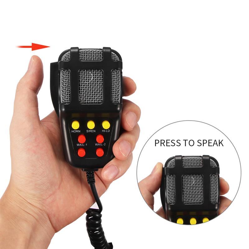 Sirena de emergencia para coche, sistema de sonido , amplificador de emergencia, 12V, 80W