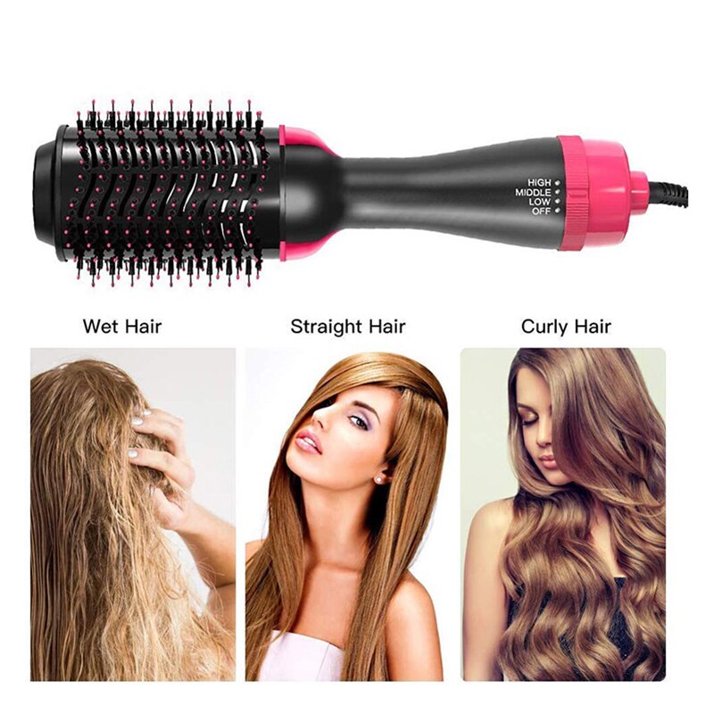 Een Stap Föhn En Volumizer Blower 2-In-1 Föhn Kam Air Brush Blow Droger haarborstel Styling Tools Styler