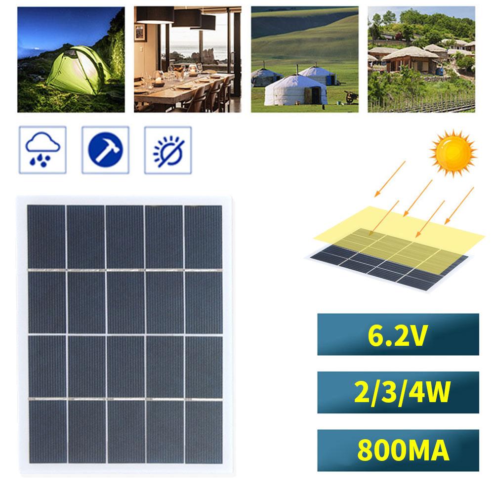 Panel Solar DC5521, Mini, ahorro de energía, 5V 3,7 V, cargador de energía Solar, módulo policristalino DIY