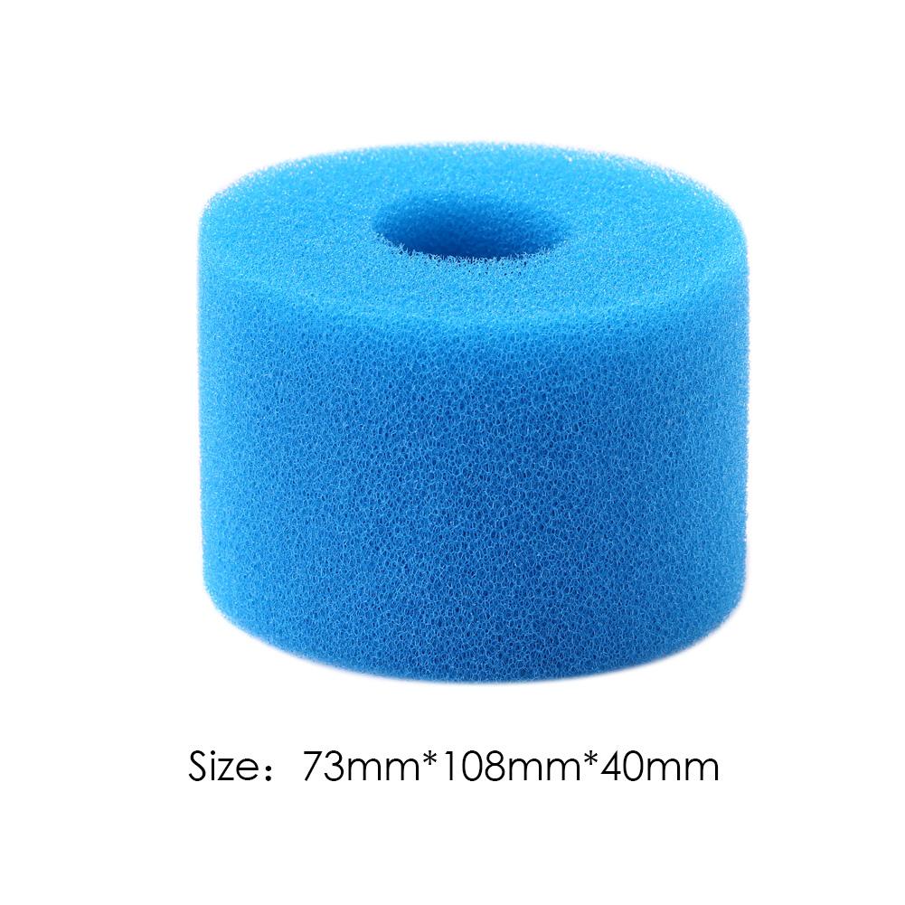 Reusable Sponge Cylindrical Cleaning Cotton Foam Washable Swimming Pool Filter Reusable Simply Clean and Put Back Handy: B