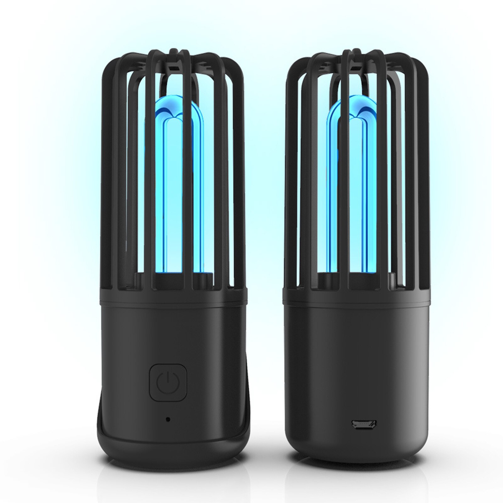 Mini UV Light Sanitizer Lamp Ultraviolet Ozone Double Germicidal Lamp Disinfection Light for Small Spaces Home Kitchen Room