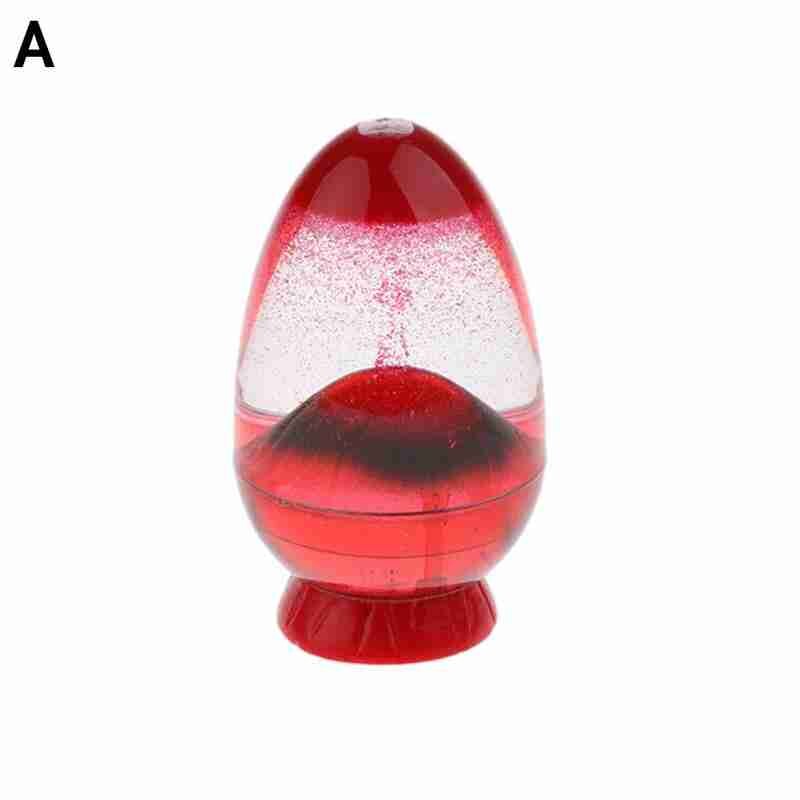 Liquid Oil Volcano Sand Watch Craft Ornaments Home Wedding Valentine Decoration Accessories For Lovers V0T9: A