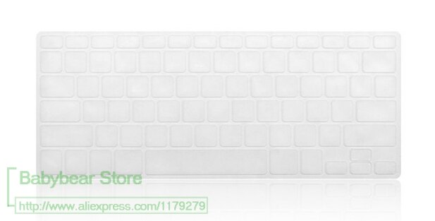 EU Euro US Version RUS Russian Keyboard Cover For Macbook Air Pro Retina 13 15 Rainbow Computer Keyboard Protector: US Version Clear