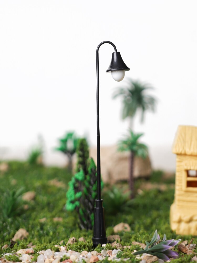 1:87-160 pienoismallia valmistava junavalaisin katuvalot miniatyyri 12v led puutarhamaisemalyhdyt retromaisema