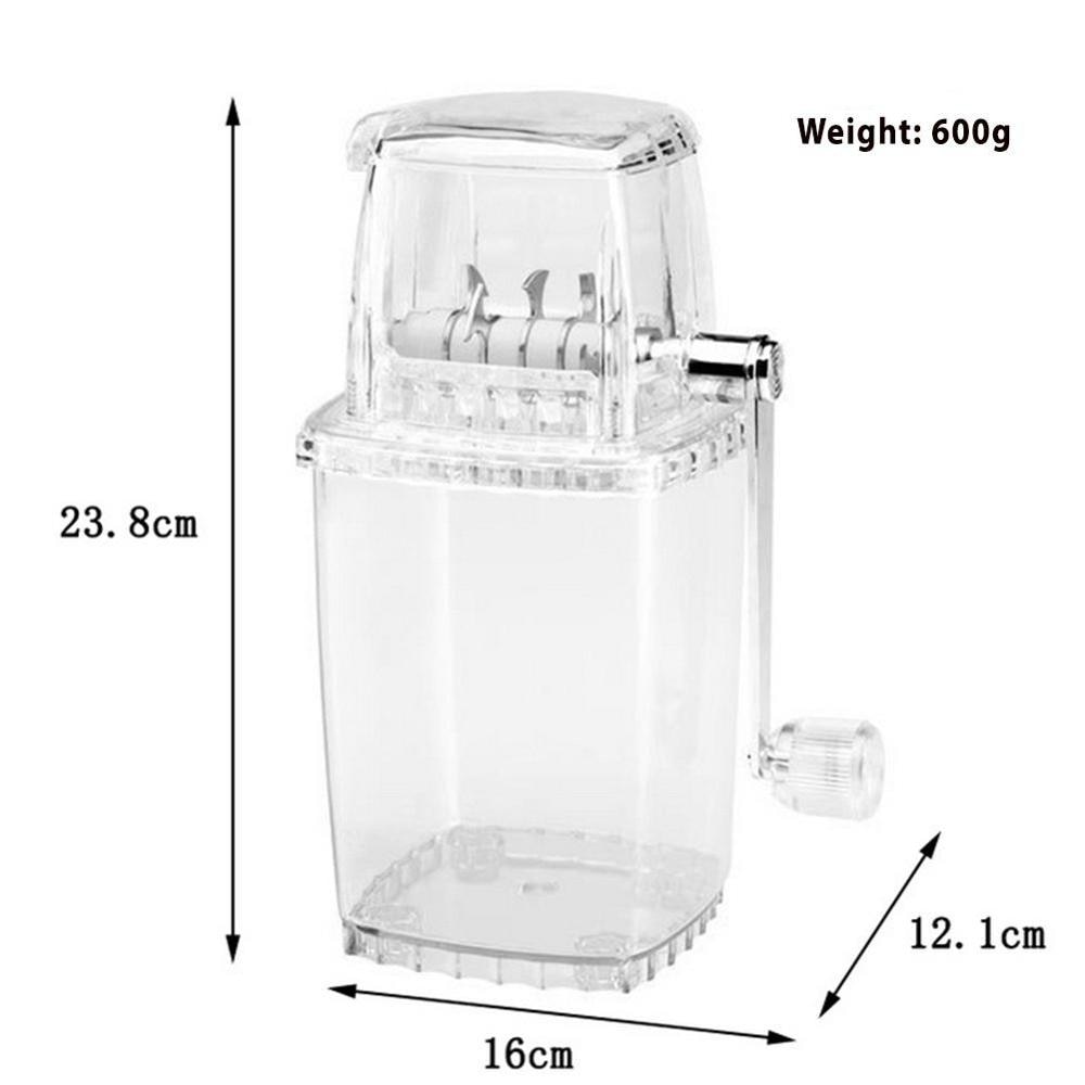 Multifunction Manual Mini Home Ice Shaver Crusher Handheld Snow Manual Crushing Ice Machine
