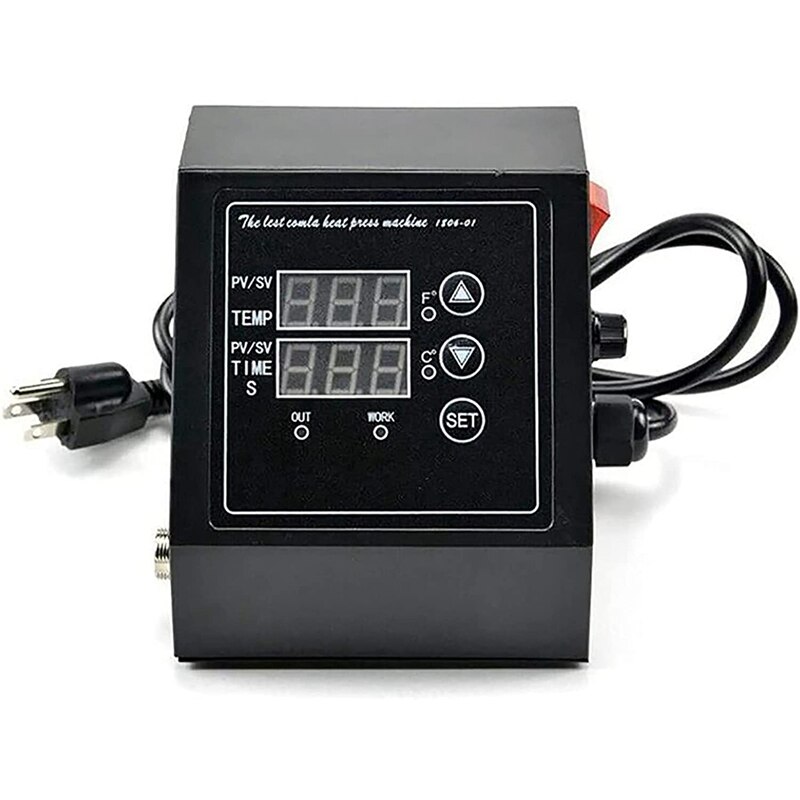 Press Combination Led Control Box Machine Thermostat Temperature Regulator Heat Press Machine 220V US Plug: Default Title