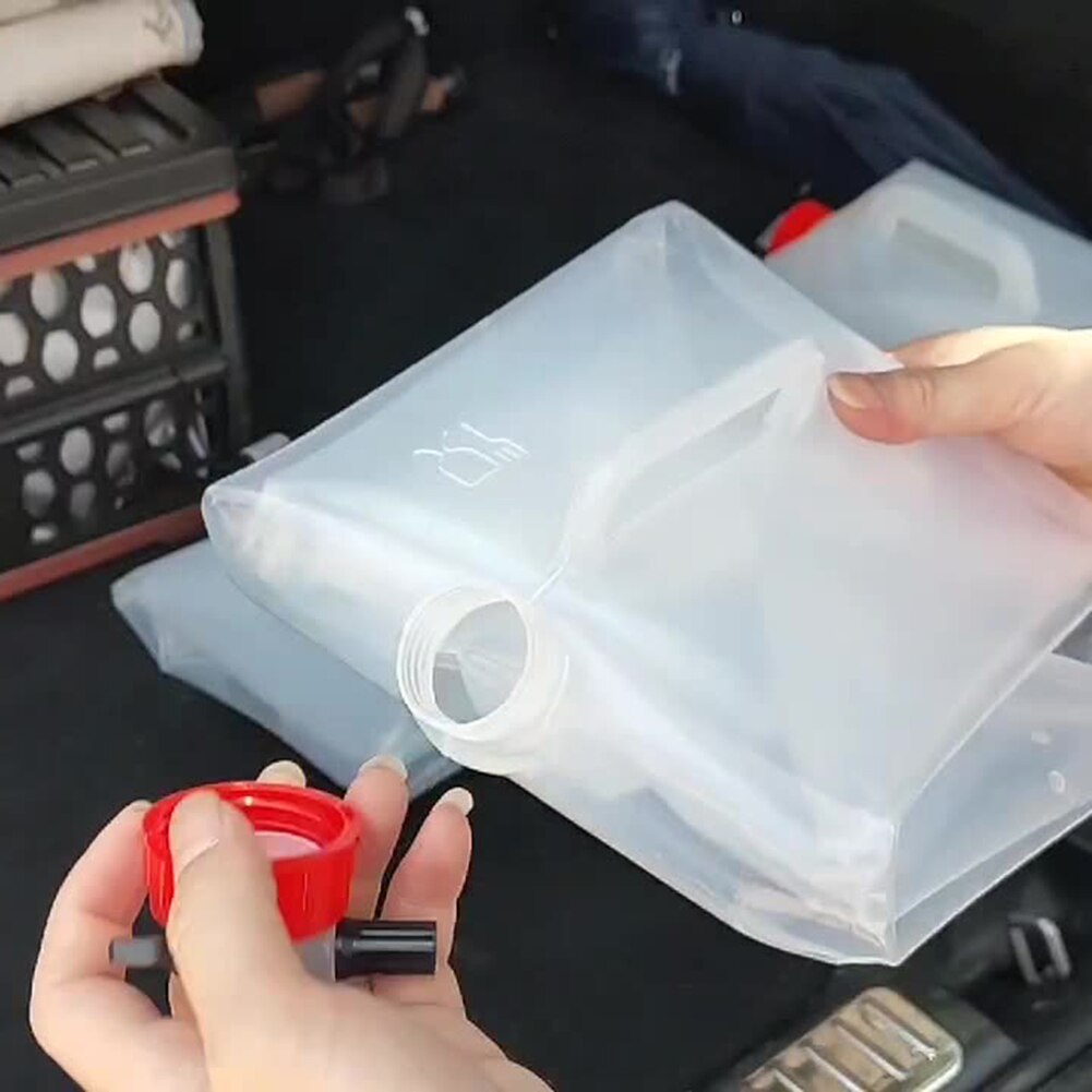 10/18L Opvouwbare Bier Zak Transparant Stand-Up Plastic Sap Melk Verpakking Zak Outdoor Camping Wandelen Draagbare Water tassen