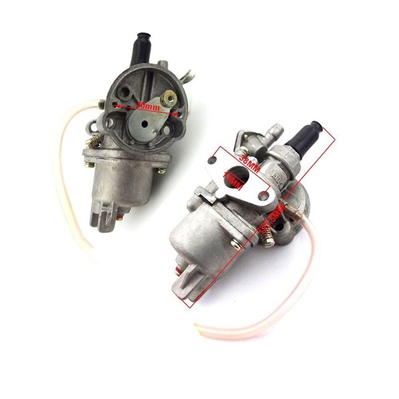 Karburator carb carby + luftfilter + stak til 2- takts 47cc 49cc motordele mini moto kids atv quad snavs lomme cykel minimoto