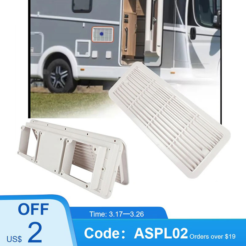 TYTXRV RV Accessoires RV Caravan Afzuigventilator Cover Muur Exterieur Vent Cover Air Louvre Roosters