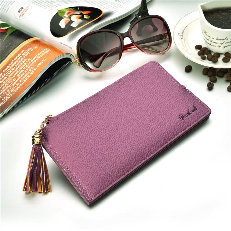 bank-id virksomhet kredittkortholder menn kvinner til deksel på saken lommebok kvinnelig mannlig veske veske lomme porte carte-kortholder b: Lilla