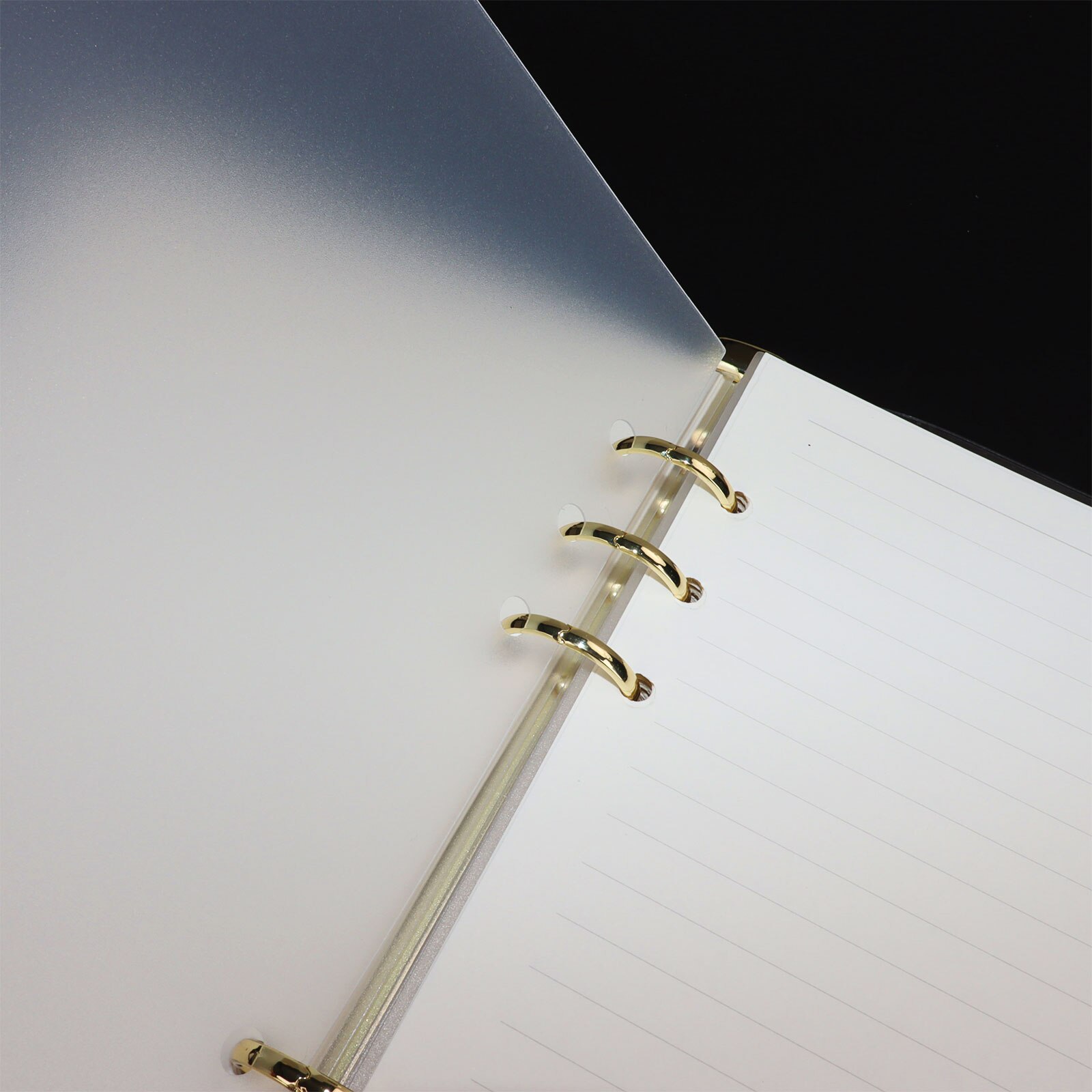 Neutral Foild Gold Stickers A5 Tabbed Divider Plasctic Book Dividers 12 Tabs Notebook 6 Hole Index Tabs Planner Divider Pages