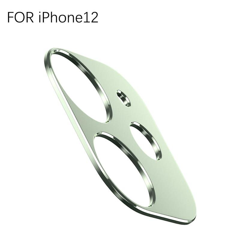 Phone Camera Cover Aluminum Alloy Phone Camera Lens Film Protector, Black, Replacement for iPhone 12: NO. 6
