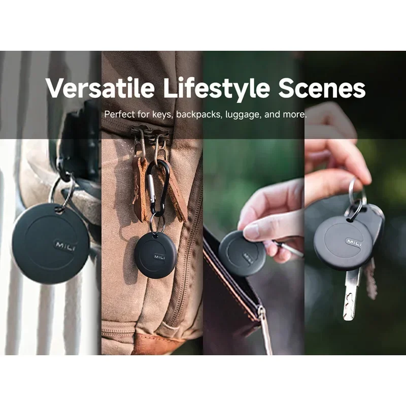 Mili MiTag Bluetooth Tracker Go For IOS System Buscador de artículos y funciona con Google encuentra mi dispositivo AirTag Nuevas llegadas en 2025