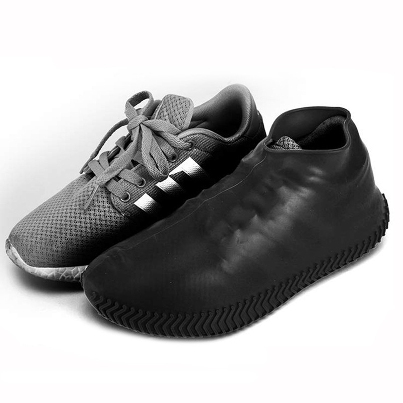 Outdoor binnenzool waterdichte siliconen schoen cover kinderen volwassen waterdichte antislip draagbare siliconen regen binnenzool
