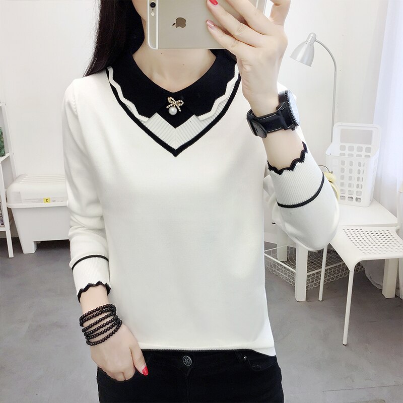 Vinter barsel amme sweater turn-down krave langærmet graviditet amme tøj kvinder postpartum amning top t-shirt
