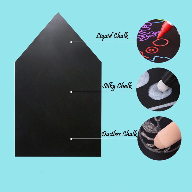 Blackboard Wall Sticker For Kid Drwading Painting Picture Artwork Reuse Chalk Board Sticker For Home Office Wall Decal