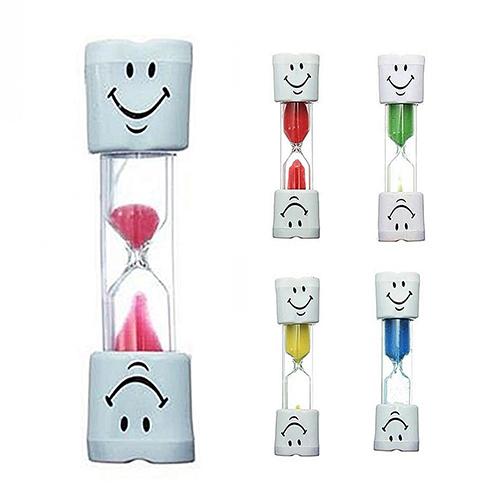 Børn børn tandbørstning timer 3 minutter smilende ansigt sandglas timeglas bruser timeglas sand timer ur sandglas