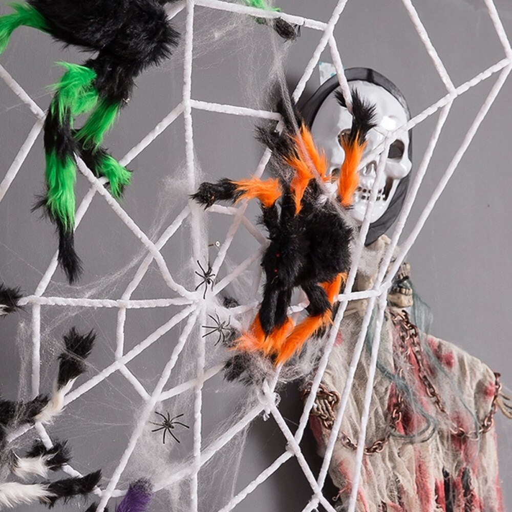 1PC Halloween Prop Ornament Funny Decorative Durable Scary Spider Prop for Cosplay Party Halloween