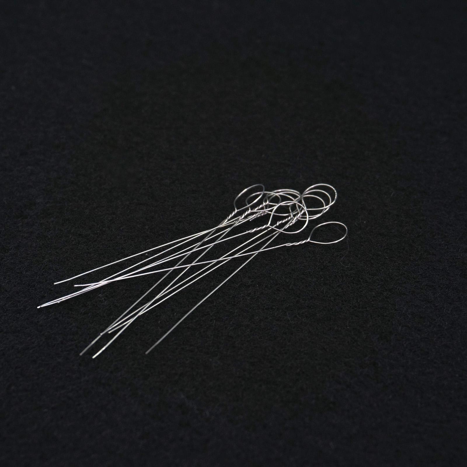 10PCS 6mm Diam Inoculation Loop Nichrome Wire Lab Bacteria Culture Microbiology