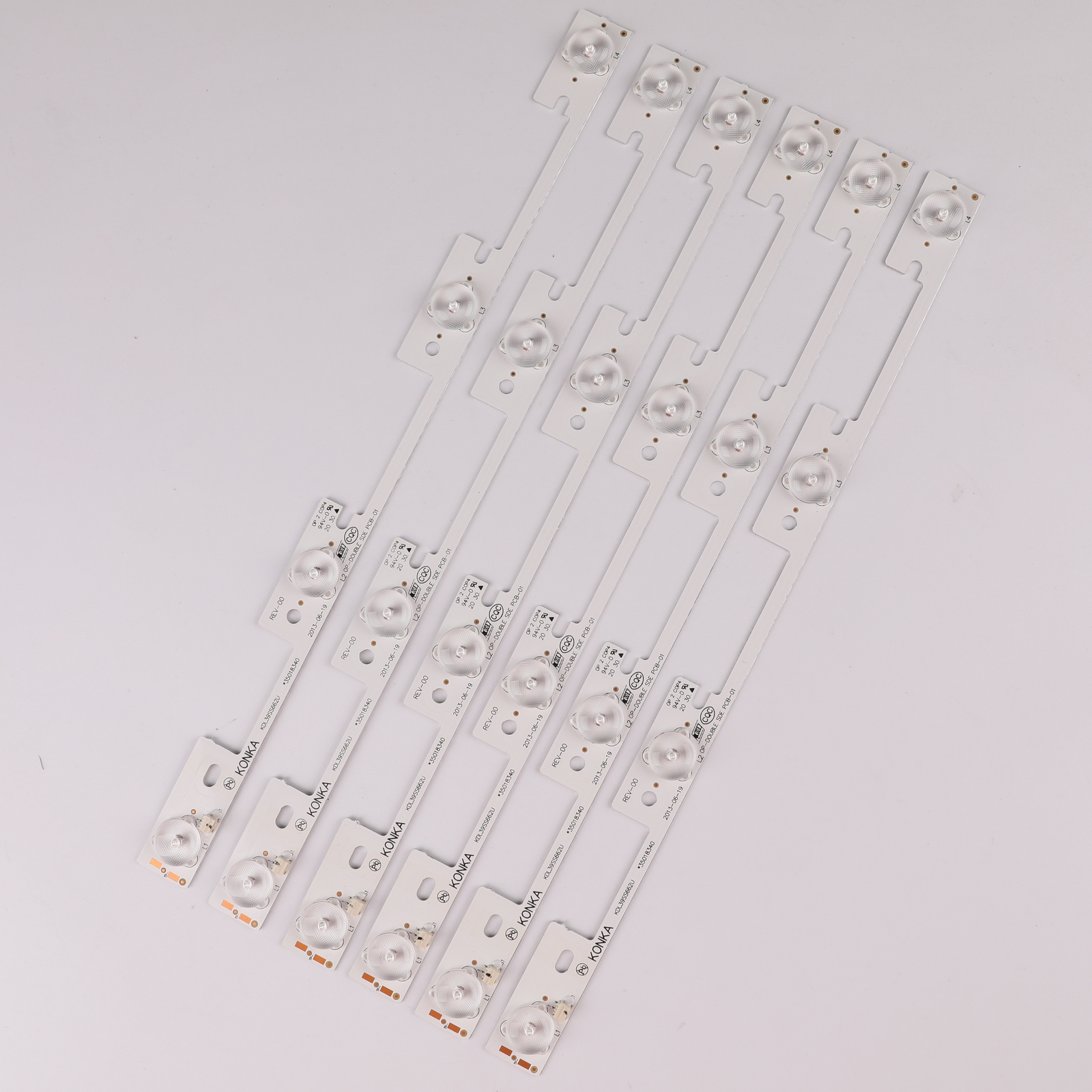 100 Stuks/partij Led Backlight Strip Voor Toshiba 40L2400 40L540040 40L2400U L2400U DL3944 DL4045 Licht Bars 327Mm 4Leds (1 Led 6V)