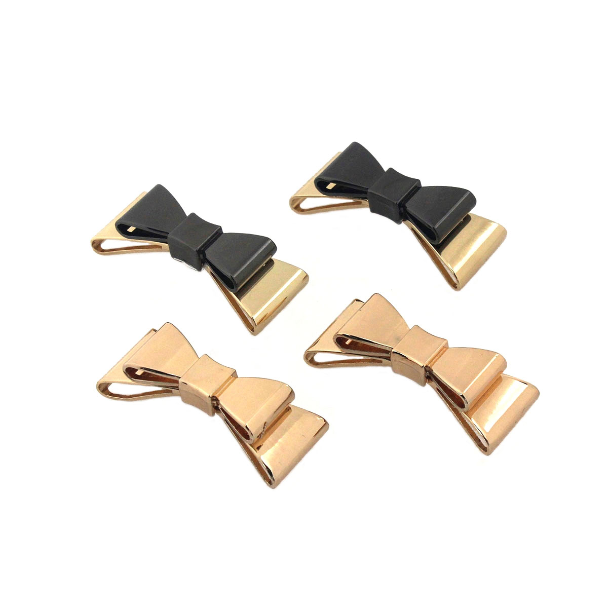 Hebilla de lazo de Metal para zapatos, broche de Clip especial para bolso, piezas para mochilas, accesorios, 2 uds.