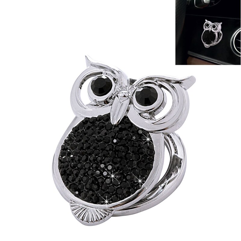 Auto Push Start Knop Cover Motor Stop Crystal Rhinestone Ring Embleem-Sticker Auto Interieur Accessoires Voor Tieners 37JE: black