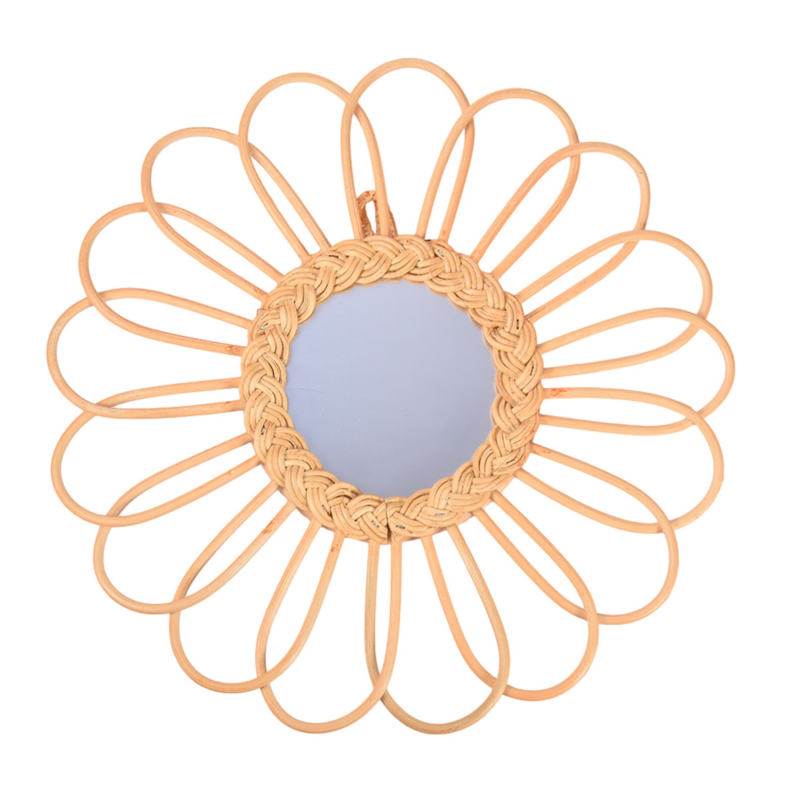 Classic Hanging Wall Mirror Geometric Durable Metal Frame Wall Mount Mirror For Party Wedding Bathrooms Bathroom Decor: L