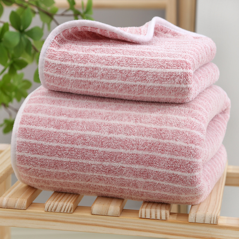 Quick-Drying Towel Coral Fleece Towels Bath Towels Thickened Absorbent for Swimming Pool Sports Fitness Towels: XS / SKY BLUE