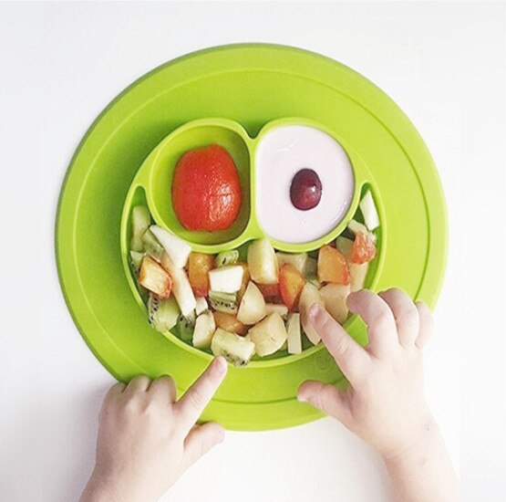 Siliconen hittebestendige placemat mini mat kinderen eetblad kom schaaltjes