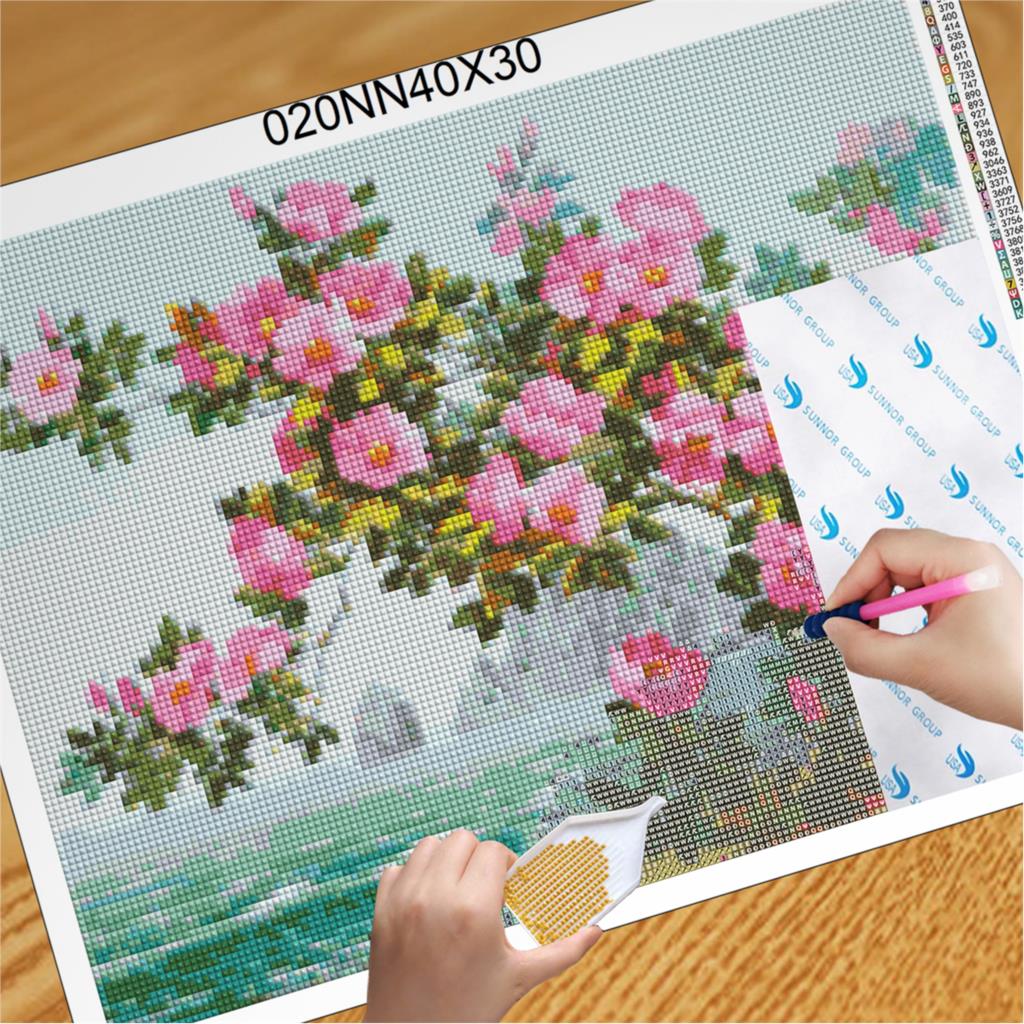 YSCOLOR Diamond Painting Kit 5D Fai Da Te – Quadro Diamante Toro – Tela 30x40cm Con Diamanti Rotondi – Completo Di Strumenti