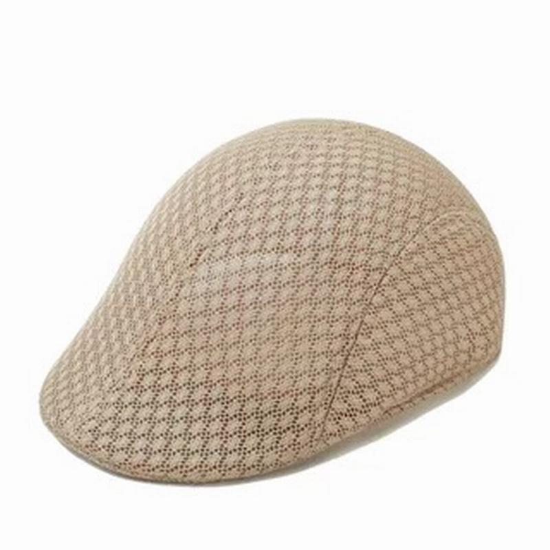 Casquette béret respirante d'été: Beige