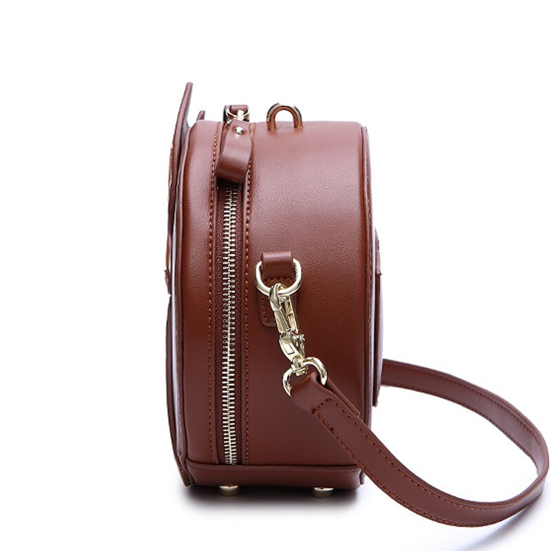 Zentell bolsa de ombro de raposa de couro sintético