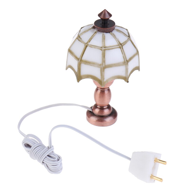 Lamp Miniatures Dollhouse Toy Miniature 1:12 Table Lamp Doll House 1/12 Scale Miniatures Accessories Mini Multi Styles: 9