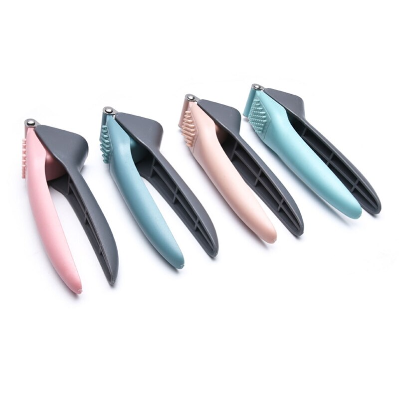 Garlic Press Crusher Kitchen Cooking Vegetables Ginger Squeezer Masher Handheld Ginger Mincer Tools Easy to Clean