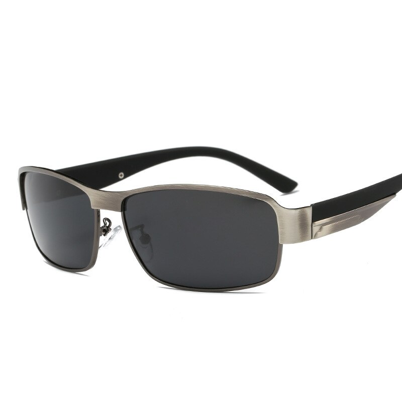 Zomer gepolariseerde zonnebril metalen montuur binnencoating heren zonnebril met schaduwglazen autobrillen zonnebril: Transparant