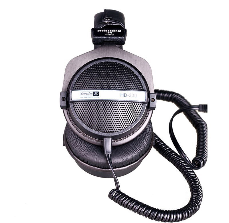 Superlux HD330 Headphones Semi-open Studio Standard Dynamic Headset Monitoring For Music Detachable deep Bass