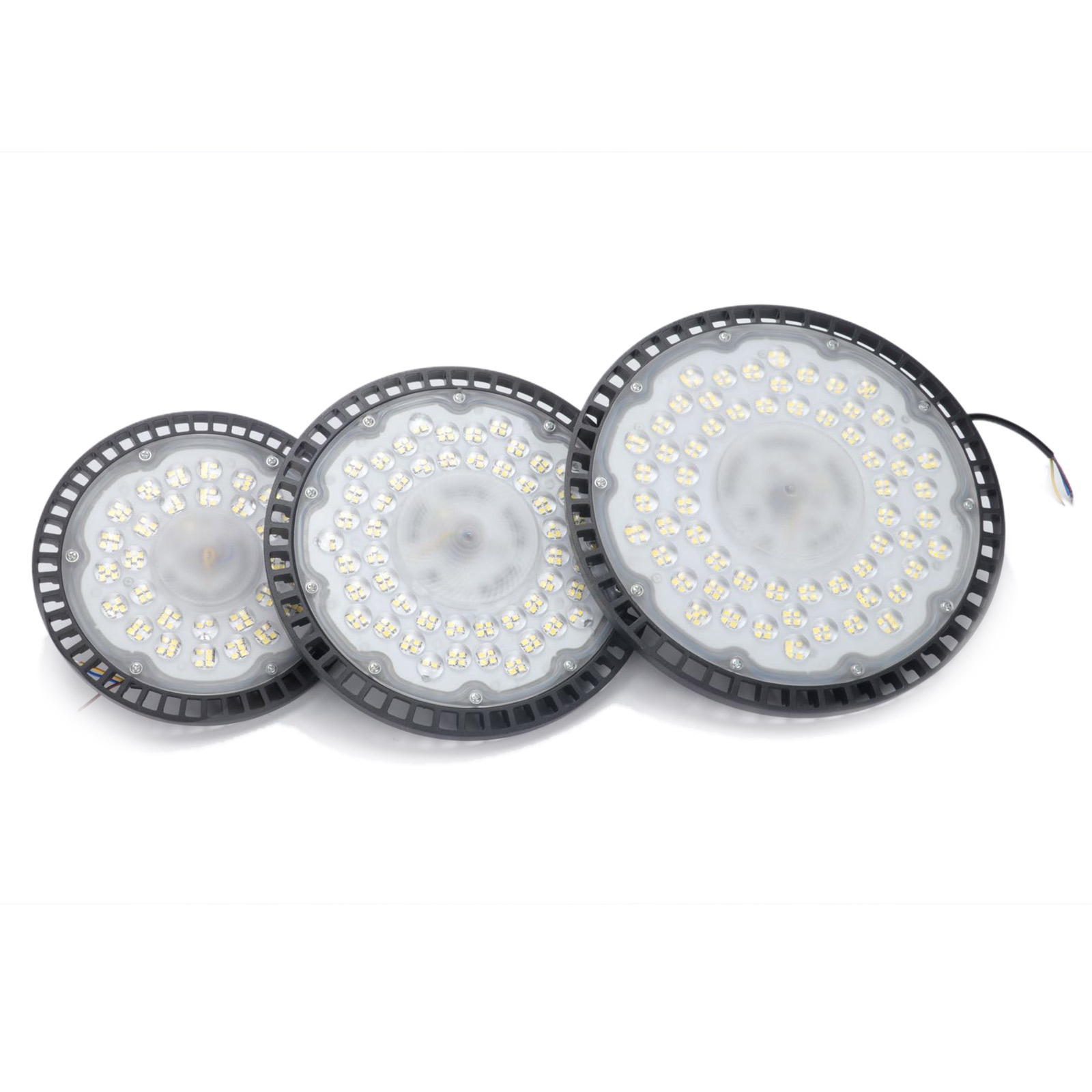 Led High Bay Light UFO Lamp 100W 150W 200W Waterproof Industrial Lighting Garage Warehouse Market Ceiling 220V