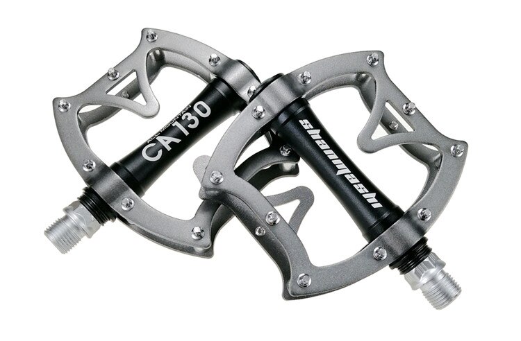 neue Mountainbike Pedal Leichte Aluminium Legierung Lager Pedale für BMX Straße MTB Fahrrad Pedale: Titanium