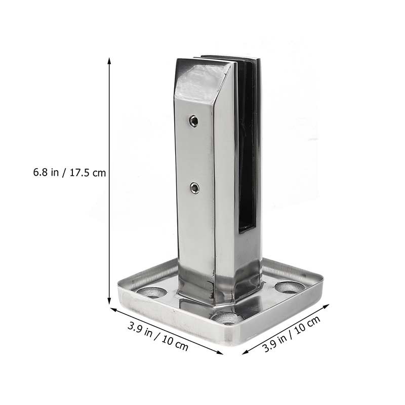 Stainless Steel Glass Clamp Glass Spigots Post Balustrade Stairs Railing Pool Balcony Fence Floor Glass Mounting Brackets