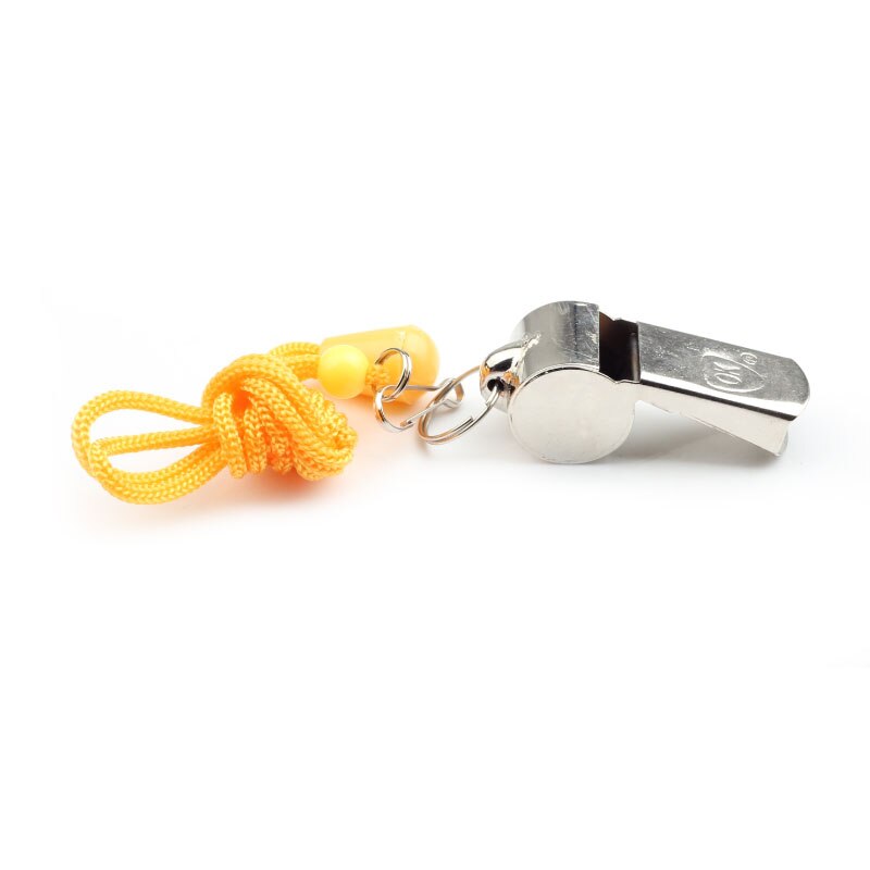 Pfeife Metall Notfall draussen-sportarten fußBall Keychain Basketball schiedsrichter pfeifen Schlüsselband Camping und Wandern überlebenspfeife