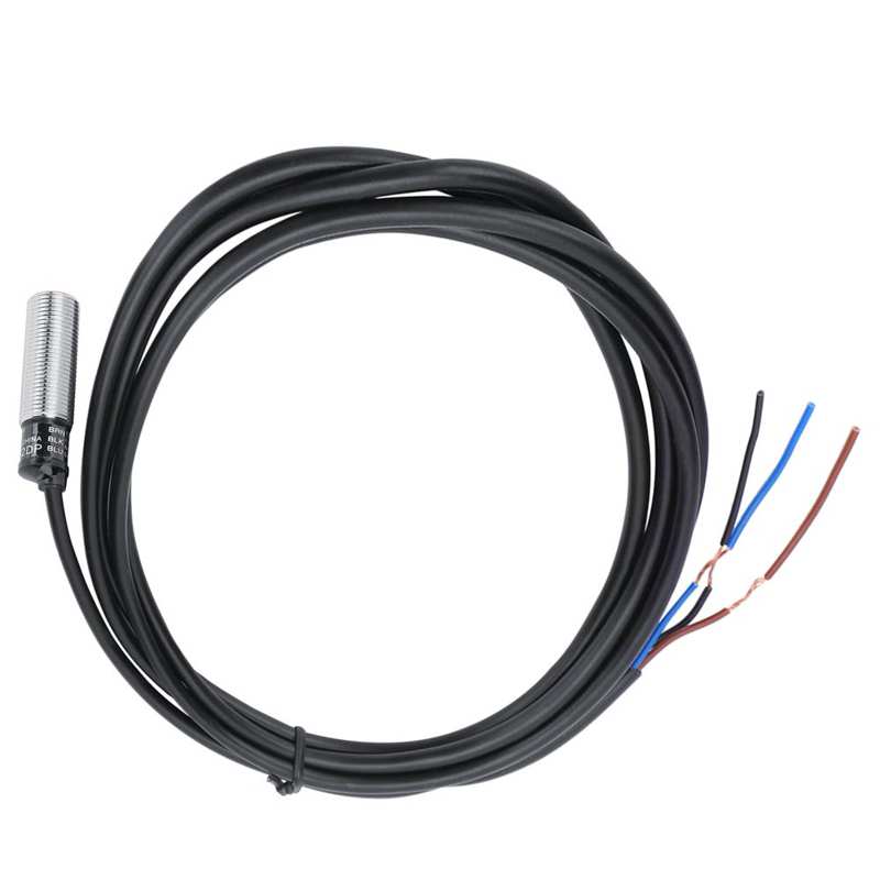 Proximity Switch Waterproof 3-Wire NPN NO Sensor Switches PR12-2DP DC12-24V 50/60Hz 200mA