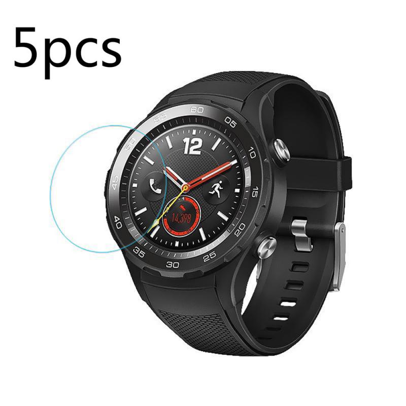 2pcs 35,5mm Für Huawei Uhr GT SmartWatch Gehärtetem Glas Bildschirm Film Schutz Anti Explosion Anti-shatter Bildschirm schutz Film: 5pcs