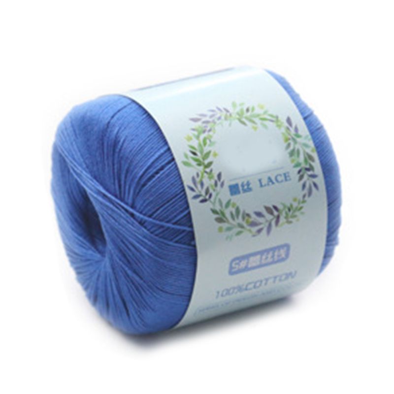 1 Roll Mercerized Cotton Cord Thread Medium Fine Solid Color DIY Hand Knitting Yarn for Embroidery Crochet Pearl Lace: 8