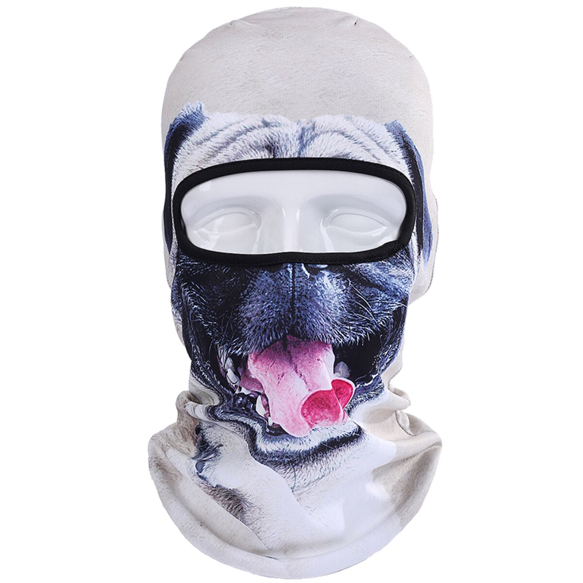 3d djur katt hund cykel hattar balaclava halloween snowboard vintervärmare vindtät hjälm liner helmask för män kvinnor: Bnb 07